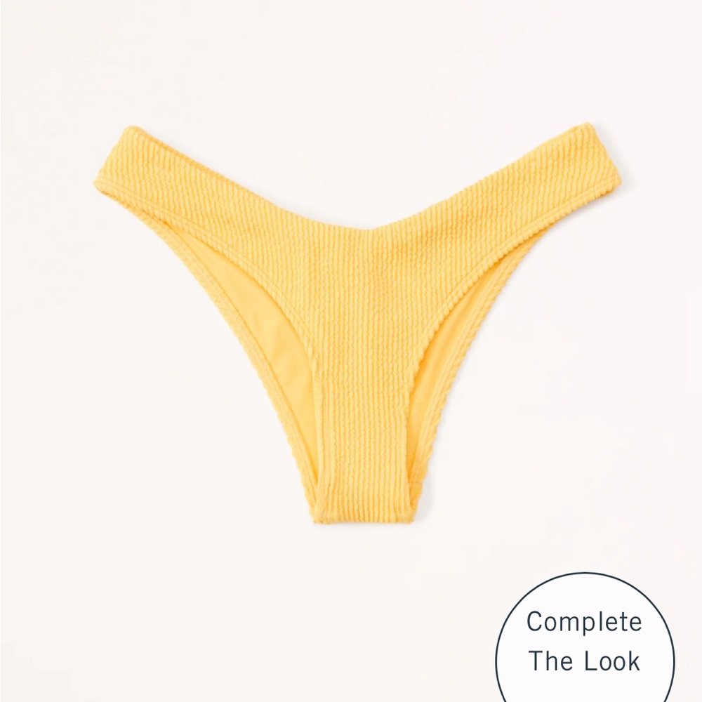 Tall-Side High-Leg Cheeky bikini Bottom